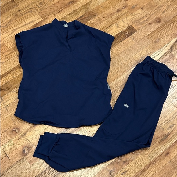 Niaahinn Other - Navy/Royal Blue Women's Scrub Set